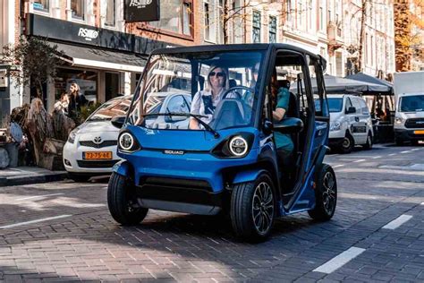 Squad Mobility Presents Worlds First Solar City Car Making Its Usa Debut
