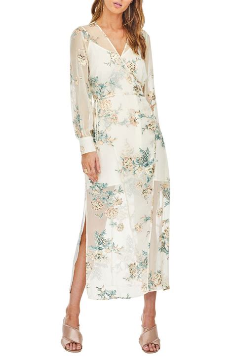 Astr The Label Riley Wrap Midi Dress Nordstrom