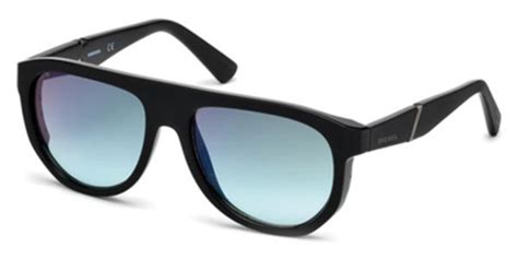 Diesel Dl0255 01a Sunglasses Black Visiondirect Australia