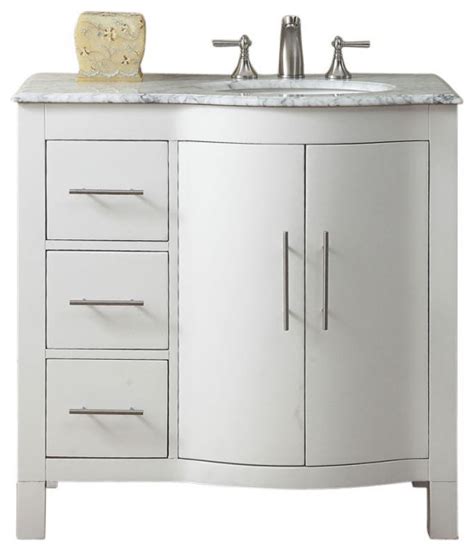 Offset Sink Bathroom Vanity Rispa