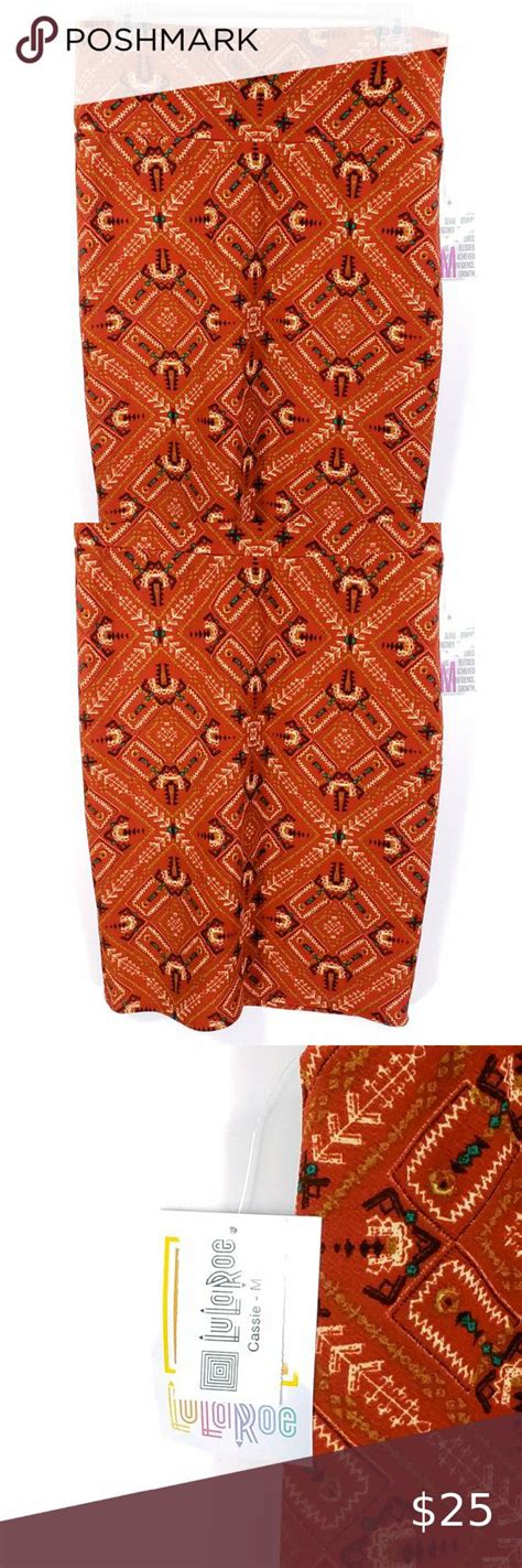 Lularoe Cassie Southwest Aztec Print Skirt New With Tags Women S