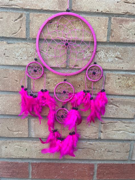 Large Pink Dream Catchers Wall And Window Hanging Dreamcatcher