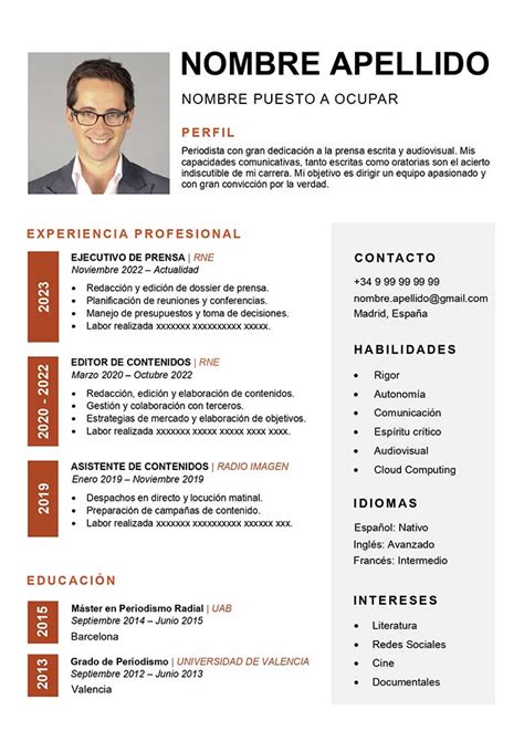 Qu Es Un Curriculum Vitae Y Para Qu Sirve Ejemplo