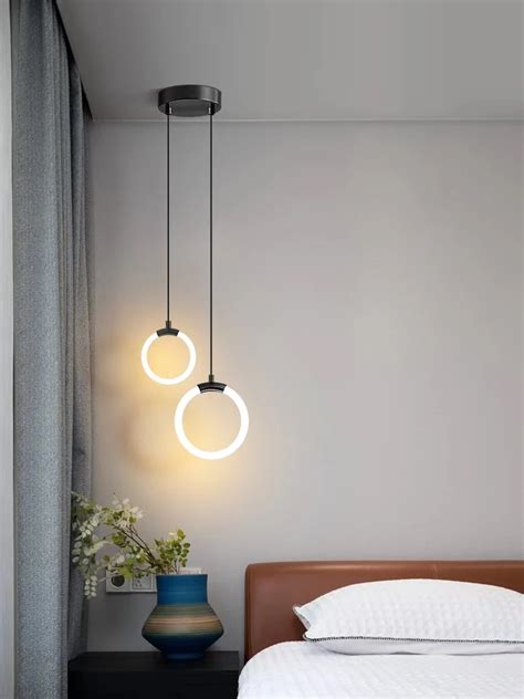 Minimalista E Moderno Led Pingente De Luz Lustre Para Quarto Barra