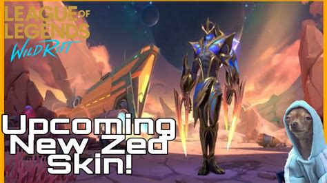 Galaxy Slayer Zed New Skin Upcoming Zed Skin On WildRift League Of