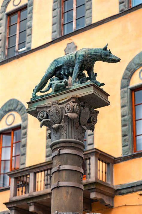 The Capitoline Wolf Sculpture Depicting a Scene from the Legend of the ...