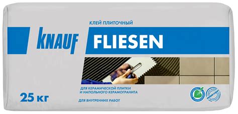 Кнауф Флизен клей плиточный 25 кг Knauf Fliesen цена за мешок, купить с ...