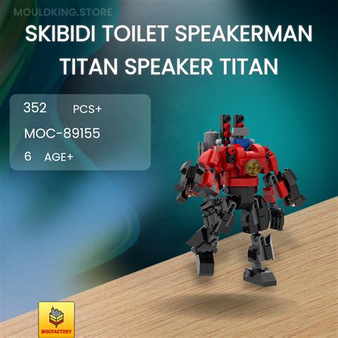 Moc Factory 89155 Skibidi Toilet Speakerman Titan Speaker Titan With