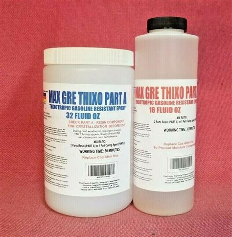 Thickened Gasoline Resistant Epoxy Coating Sealant Or Glue For Fuel