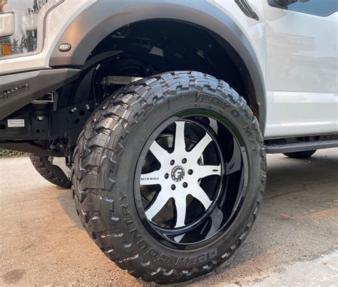 Ford F 150 Raptor White Forgiato Quattresimo T Wheel Wheel Front