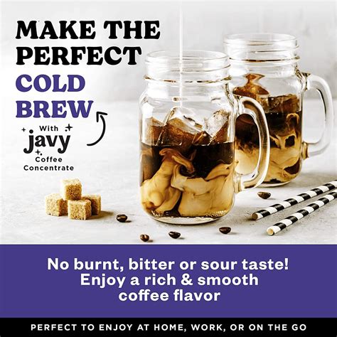 Javy Coffee 30x Cold Brew Coffee Concentrate Perfect For Instant Iced Coffee Cold Brewed