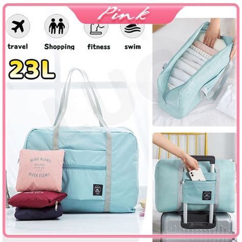 P Foldable Aircraft Bag Travel Waterproof Luggage Trolley Multi