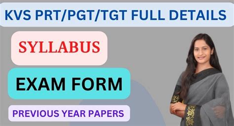 KVS Complete Details Of PRT PGT TGT Pattern And Syllabus 2022 23