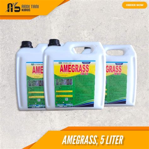 Jual HERBISIDA AMEGRASS 500 SC 5 LITER PEMBASMI GULMA PADA TANAMAN TEBU