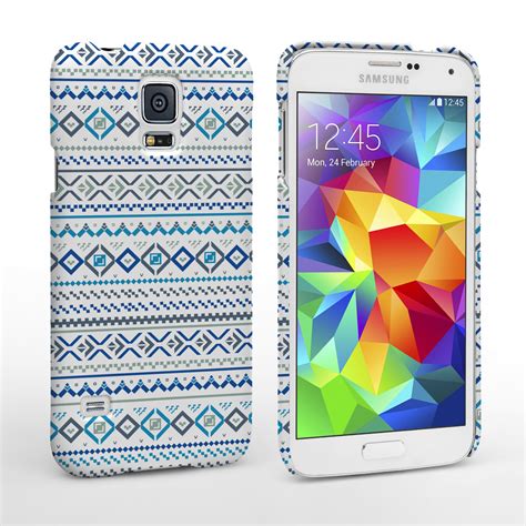 Caseflex Samsung Galaxy S5 Fairisle Case Blue Mobil