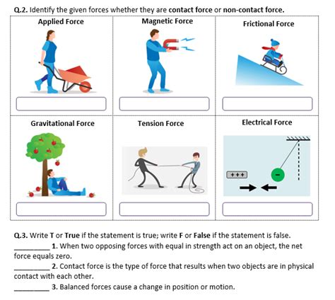 force introduction worksheet distance learning teaching resources