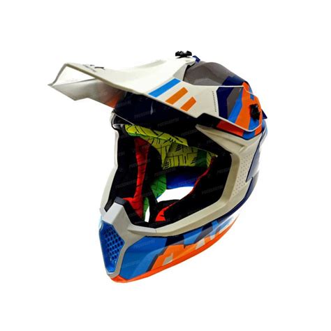 Casca Atv Cross Enduro MT Helmets Falcon Arya Albastru Lucios S 55