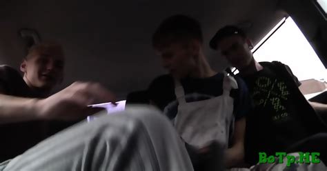 Playful Gays Enjoy A Hot Car Fuck