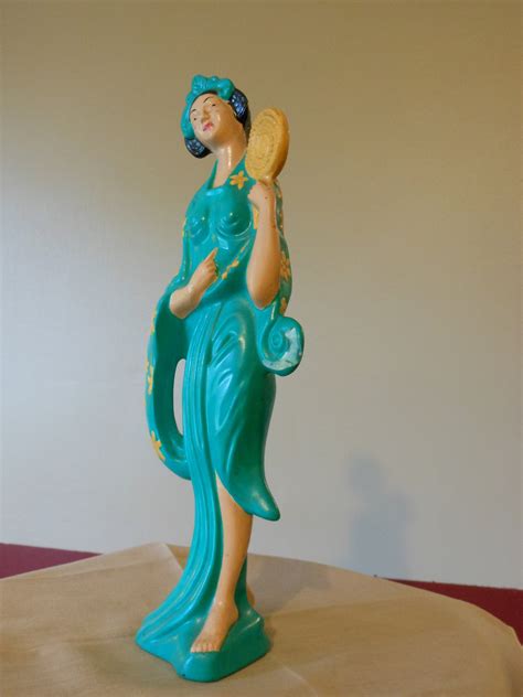 Tall Asian Woman Vintage Figurine