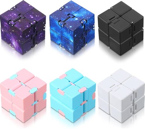 Sosation Pieces Infinity Cube Fidget Toy Mini Blocks Desk Sensory