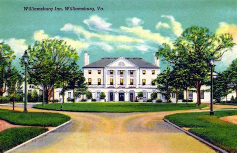 Vintage Colonial Williamsburg Virginia Postcard Williamsburg Inn
