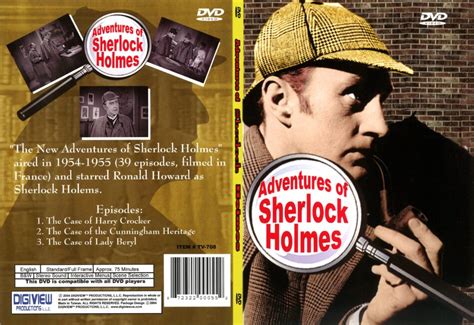 Adventures of Sherlock Holmes (2004) R1 DVD Cover - DVDcover.Com