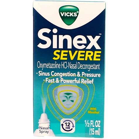 Vicks Sinex Spray 12 Hr Decongestant Nasal Spray Richesm Healthcare