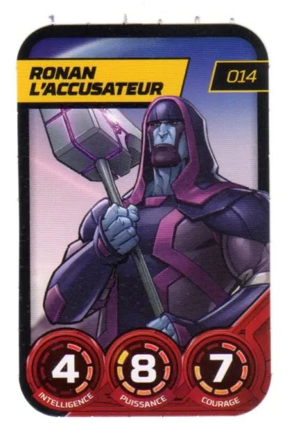 Carte Marvel Leclerc D Fie Tes H Ros Ronan L Accusateur