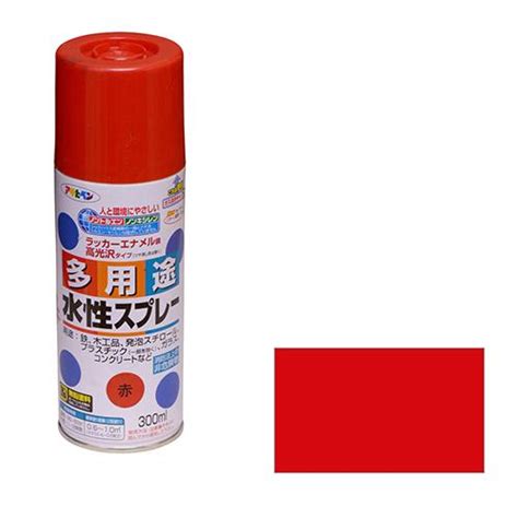 アサヒペン東京支店 アサヒペン 水性多用途スプレー 300ml アカ N4970925565068ファーストヤフー店 通販