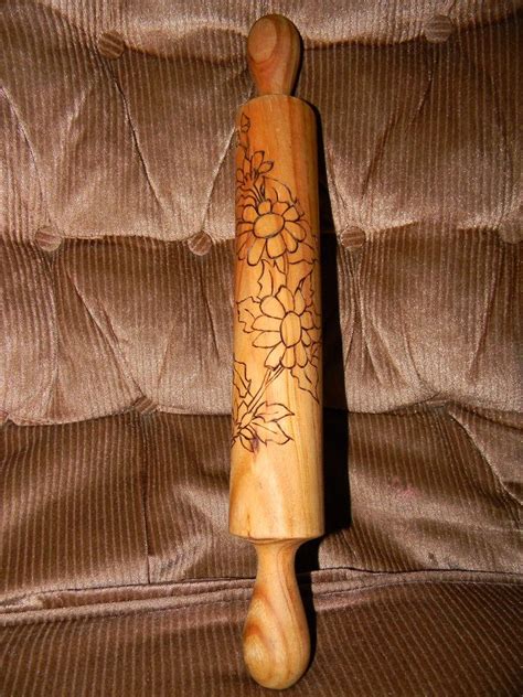 Pyrography Rolling Pin Wood Burning Patterns Wood Burning Art Wood