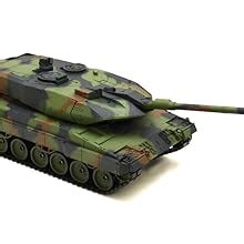 Tanque RC German Leopard 2A6 Heng Long 1 16 Con Humo Y Sonido