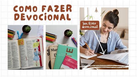 Como Fazer Devocional Sem Devocional Youtube