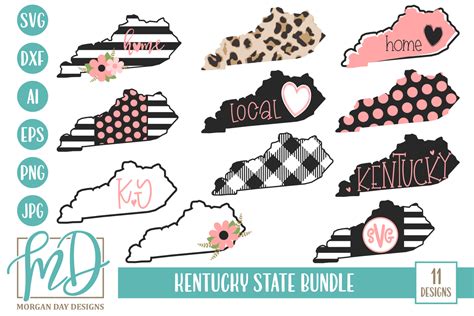 Kentucky Home Kentucky State Kentucky Bundle Svg