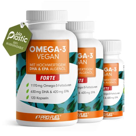 Omega Vegan Forte Kapseln Dha Epa Extra Hochdosiert