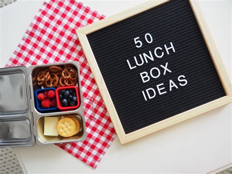 Printable Lunch Box Ideas – Telegraph