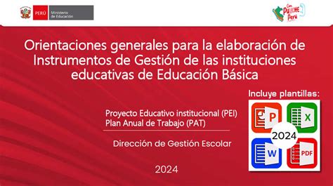 Actualización de Instrumentos de Gestión Proyecto Educativo