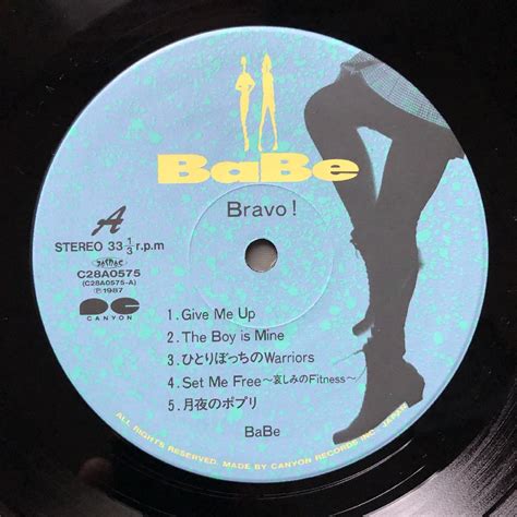 Yahoo オークション 美盤 美ジャケ ほぼ新品 1987年 ベイブ BaBe LP