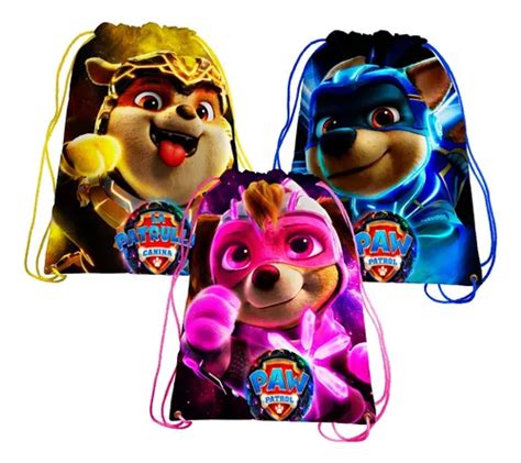 Paw Patrol Morralitos Dulceros Recuerdos Fiesta Env O Gratis