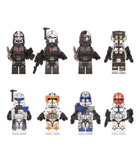 Bad Batch Clone Force 99 Crosshair Rex Cody Jesse Ahsoka Clone Trooper