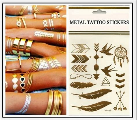 Tempor Re T Towierung Gold Tattoo Flash Tattoos Blatt Tatoos Metallic