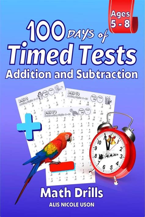 100 Days Of Timed Tests Addition And Subtraction Math Drills