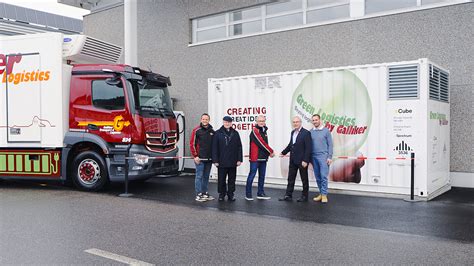 Medienmitteilung eCube für Green Logistics bei der Galliker Transport