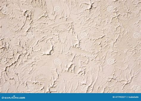 Red Decorative Relief Plaster On Wall Royalty Free Stock Photography