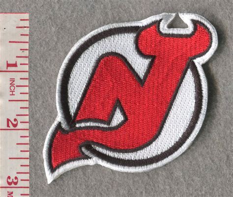 Nhl Patches New Jersey Devils Velcro Primary Patch Hedi