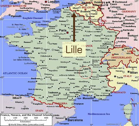 lille carte  image satellite