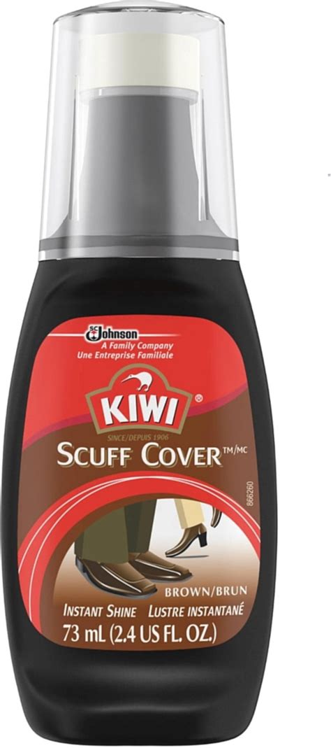Kiwi Liquid Shoe Scuff Cover Brown 24 Oz Pack Of 4