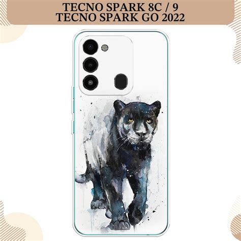 Силиконовый чехол на Tecno Spark Go 2022/8С/9 / Текно Спарк Гоу 2022/8С ...