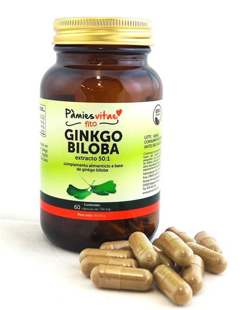 Ginkgo Biloba Pv 60 Cápsulas