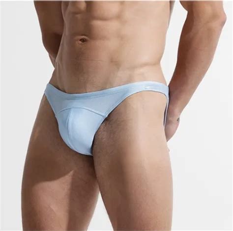 Desmiit Brand Swimsuit Men Swim Briefs Sexy Bikini Male Swimwear Beach Sea Mens Bathing Suits