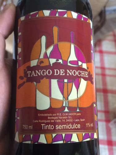 Navalon Tango De Noche Tinto Semidulce Vivino US